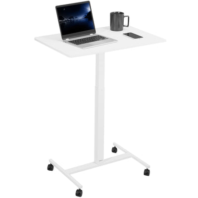 Mobile Pneumatic Lift Height Adjustable Workstation Cart